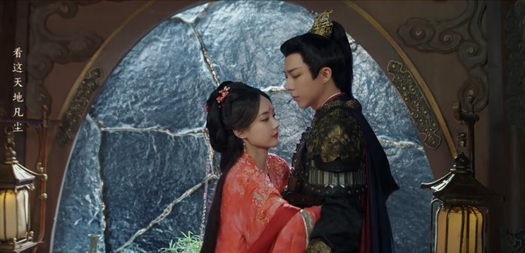 Li Yi Tong and Liu Yu Ning in a dream within a dream episode