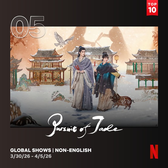 Pursuit of jade at number 5 on Netflix Top