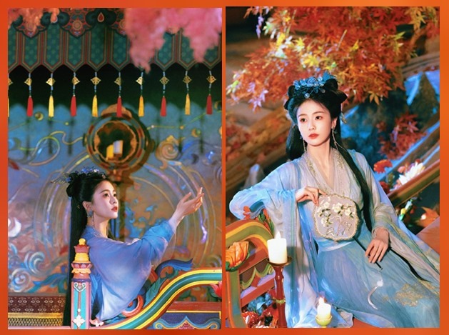 Bai Lu behind the scenes in Feud