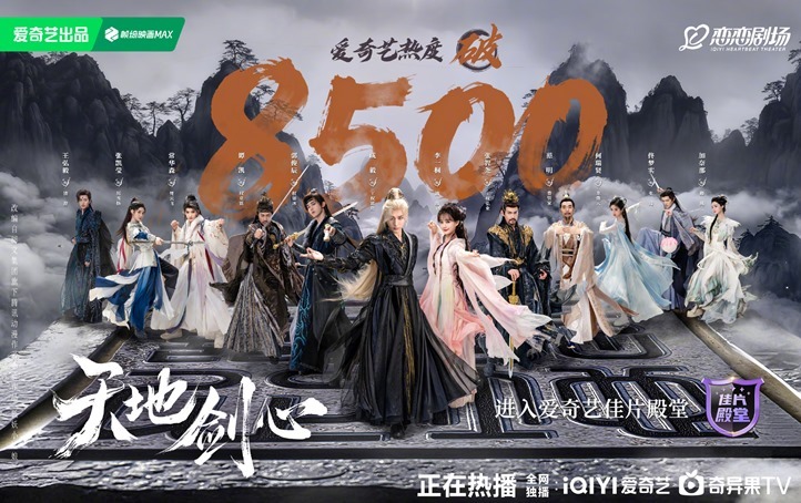 Sword-and-Beloved-8500-on-iQIYI-heat-index