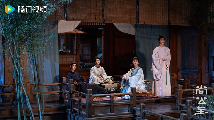 The men in Tigers Sniff the Rose still