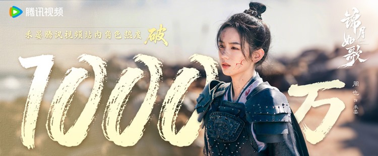 Zhou Ye hits 10000 on popularity index