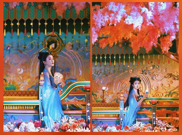 Bai Lu in Feud behind the scenes