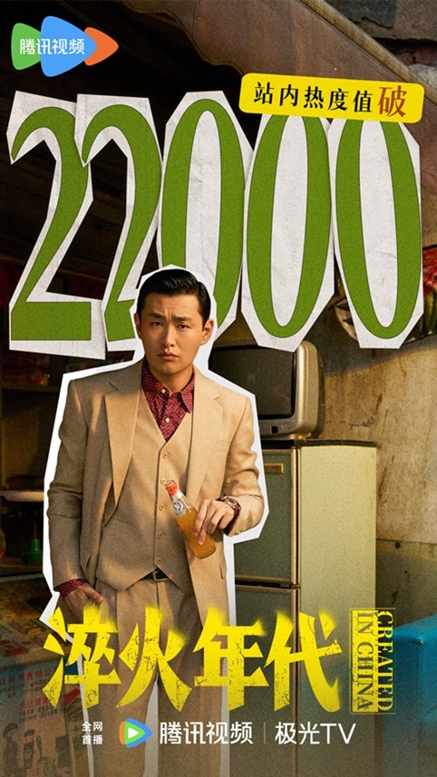 Created in china popularity exceeds 22000 poster