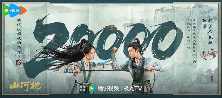 20000 on Tencent heat index for Fight for Love